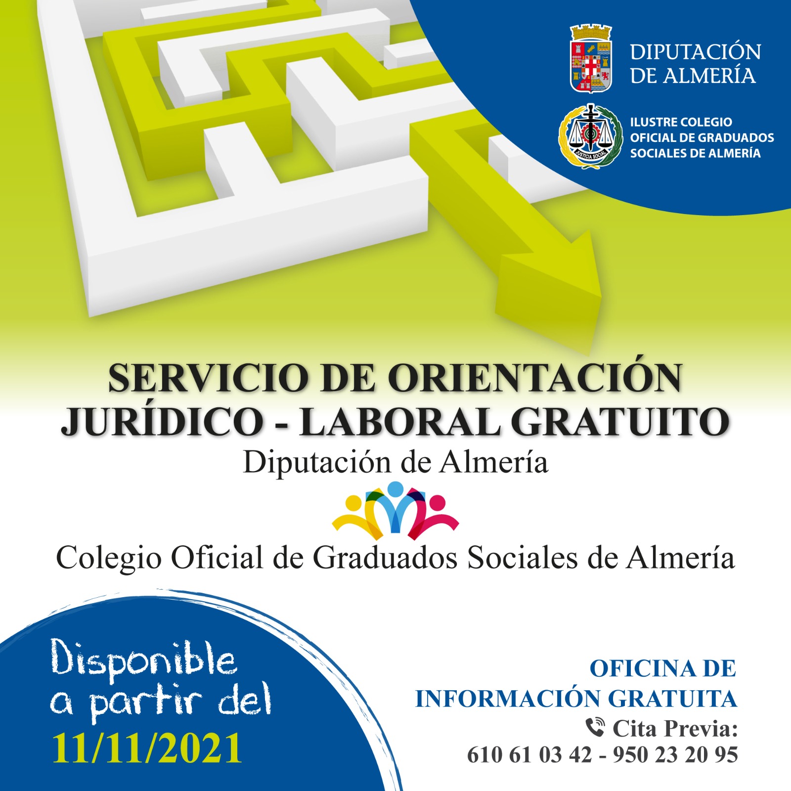 SERVICIO DE ORIENTACION JURÍDICO-LABORAL GRATUITO PARA VECINOS DE OLULA DE CASTRO